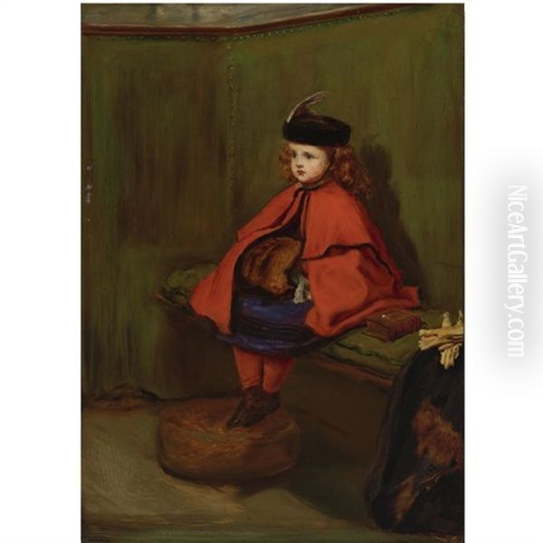 My First Sermon Oil Painting by John Everett Millais