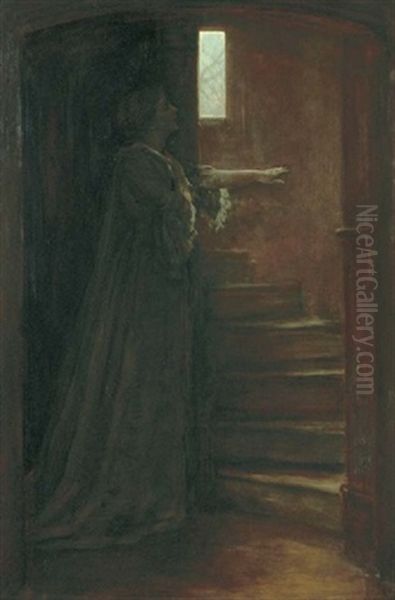 The Grey Lady Oil Painting by John Everett Millais