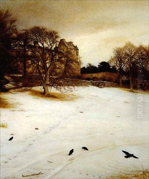 Christmas Eve Oil Painting by John Everett Millais