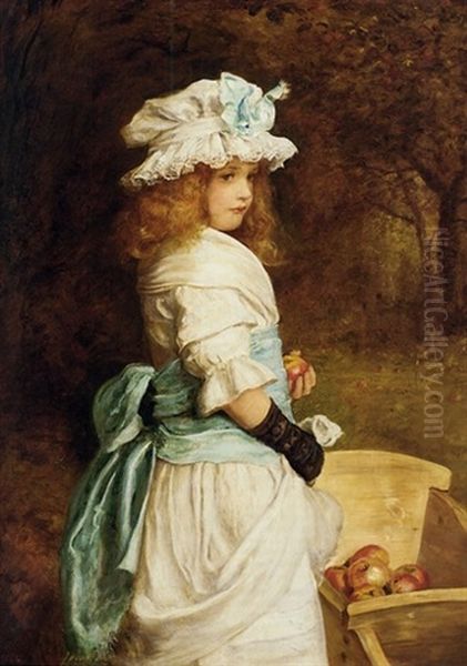 Pomona Oil Painting by John Everett Millais