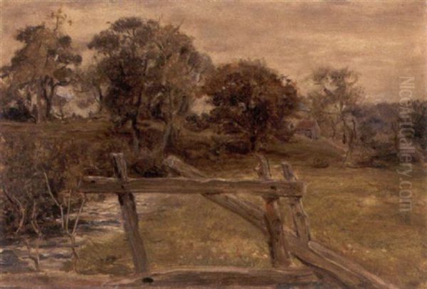 On Hampstead Heath Oil Painting by John Everett Millais