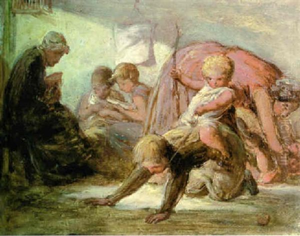 Play Oil Painting by John Everett Millais