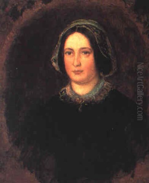 Portrait Of Mrs. William Evamy, The Artist's Aunt Oil Painting by John Everett Millais