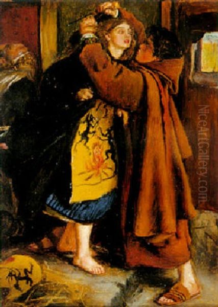 The Escape Of A Heretic by John Everett Millais