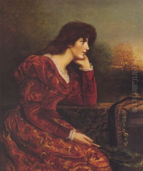 Forlorn Or I Am Never Merry When I Hear Sweet Musick Oil Painting by John Everett Millais