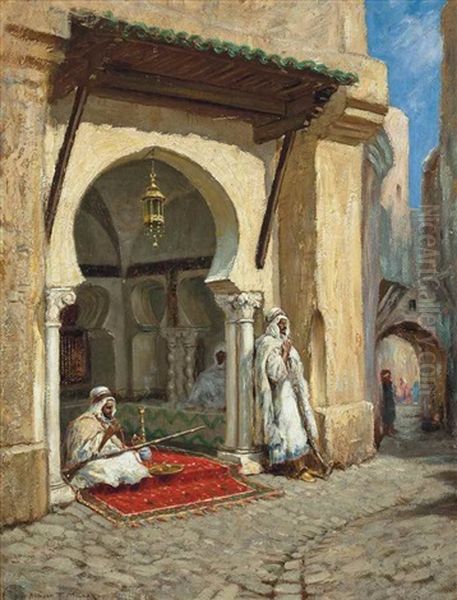 In The Medina Oil Painting by Addison Thomas Millar