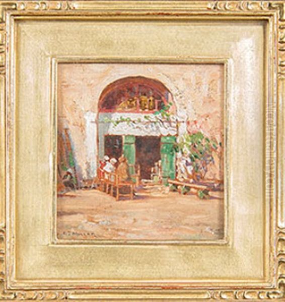 Algiers Scene Oil Painting by Addison Thomas Millar