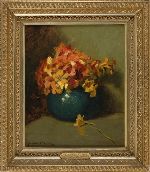 Floral Still Life Oil Painting by Addison Thomas Millar