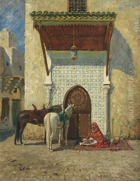 The Pasha's Door Oil Painting by Addison Thomas Millar