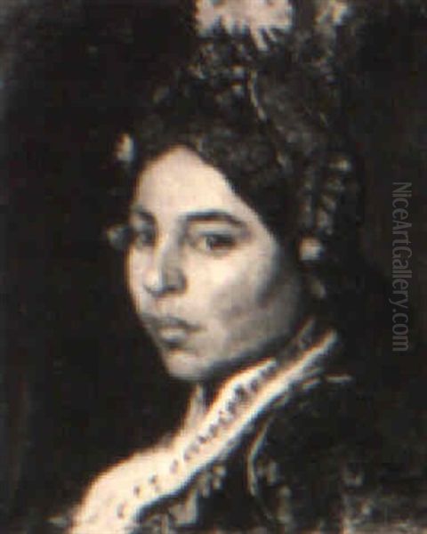 Spanish Woman Oil Painting by Addison Thomas Millar