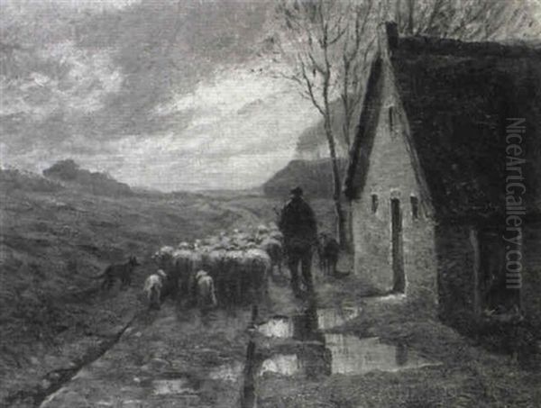 The Shepherd Oil Painting by Addison Thomas Millar