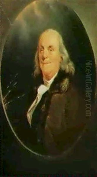 Benjamin Franklin Oil Painting by Alfred Jacob Miller