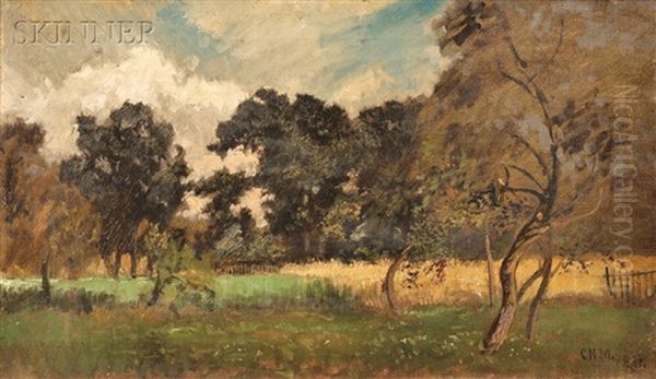 Field In Early Autumn Oil Painting by Charles Henry Miller