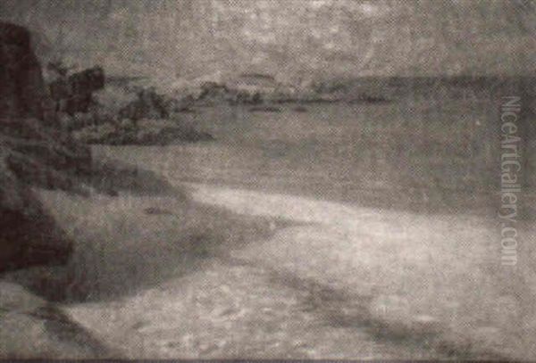 The Beach At Annisquam Oil Painting by Francis Miller