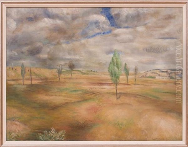 End Of The Drought Oil Painting by Kenneth Hayes Miller