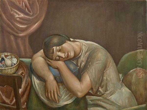 Woman Sleeping by Kenneth Hayes Miller