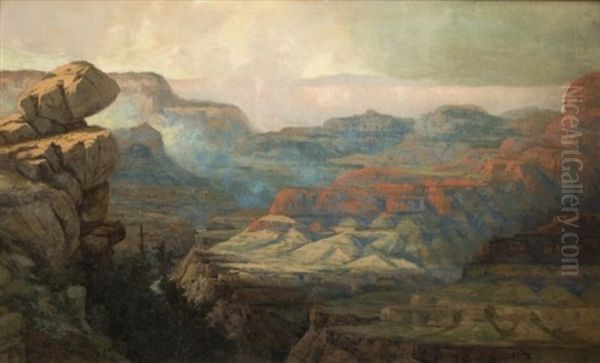 Grand Canyon Vista Oil Painting by Ralph Davison Miller