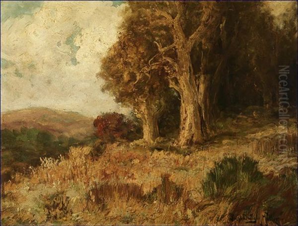 Oaks Of Sonoma Oil Painting by Ralph Davison Miller