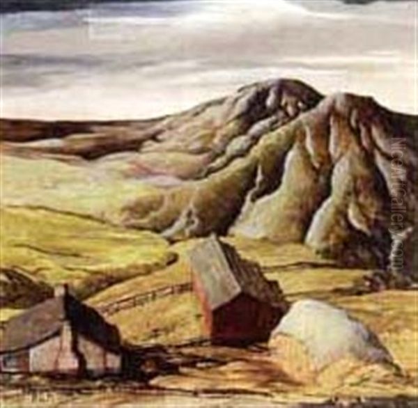 The Ranch Oil Painting by Ralph Davison Miller