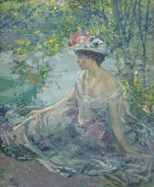 Summer Idyll Oil Painting by Richard Edward Miller