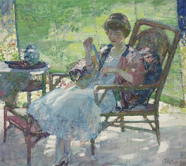 Day Dreams Oil Painting by Richard Edward Miller