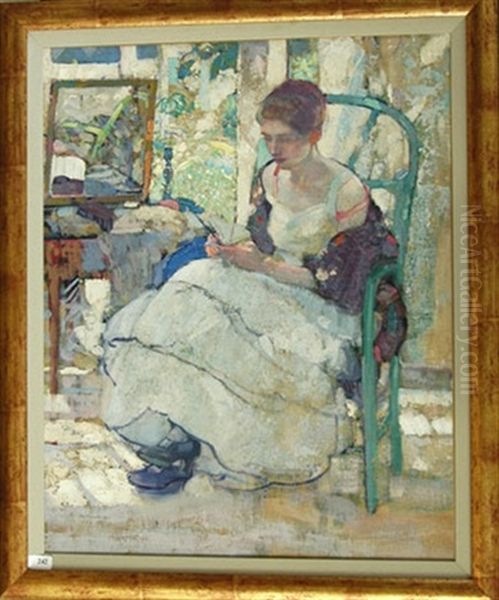 Reverie Oil Painting by Richard Edward Miller