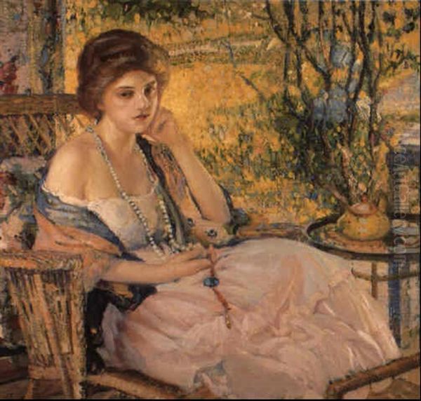 Reverie Oil Painting by Richard Edward Miller