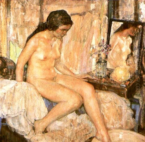 Bather Oil Painting by Richard Edward Miller