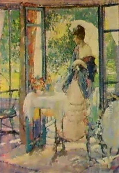 The Sun Room Oil Painting by Richard Edward Miller