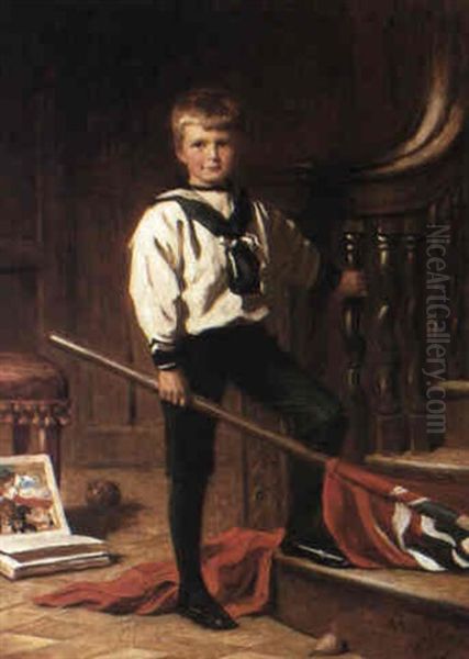 The Young Patriot Oil Painting by William Edward Miller