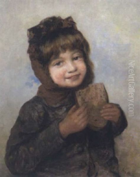 Ein Stuck Brot Oil Painting by Winifred von Miller