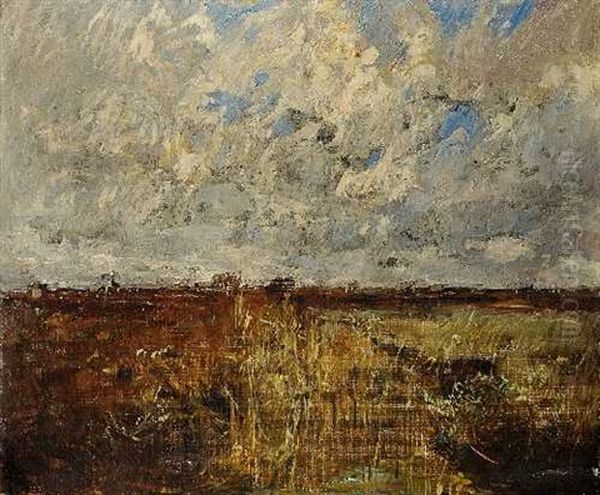 Moorlandschaft Oil Painting by Otto Miller-Diflo