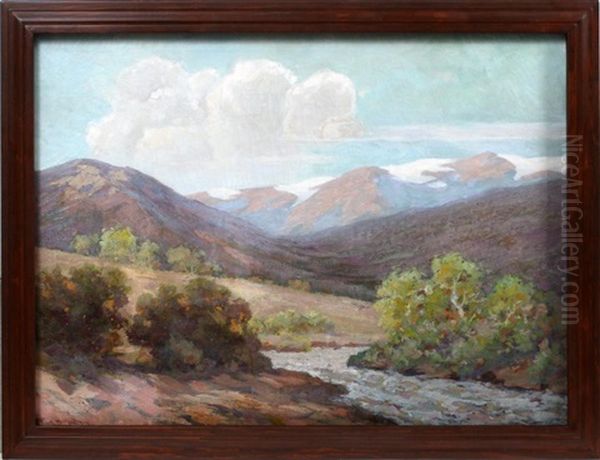 Western Landscape Oil Painting by Royal Hill Milleson