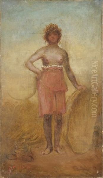 La Ceres Ou Allegorie De L'ete (study) Oil Painting by Jean-Francois Millet