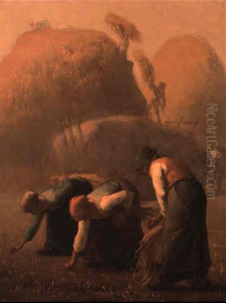 L'ete, Les Glaneuses (summer, The Gleaners) Oil Painting by Jean-Francois Millet