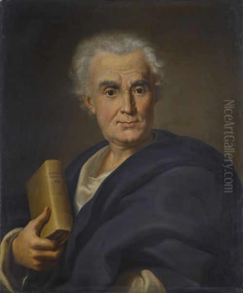 Portrait Of Appiano Buonafede (1716-1793) Oil Painting by Vincenzo Millione