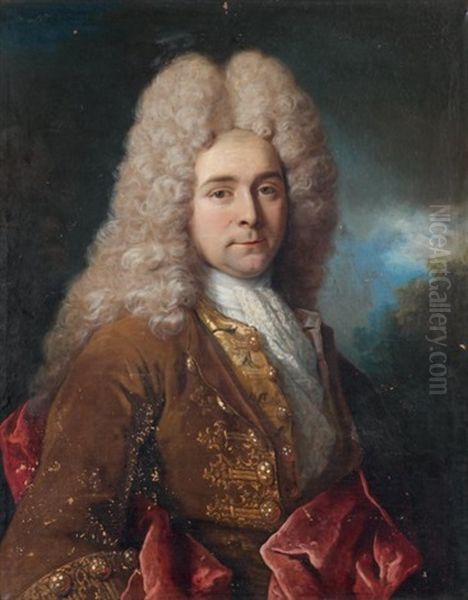 Portrait (un Comte De Pibrac?) Oil Painting by Henri Millot