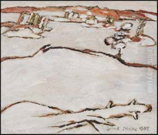 Winter Among The Islands, Six Mile Lake, Muskoka, Ontario by David Brown Milne