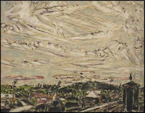 Northern Village, Lake Temagami, Ontario by David Brown Milne