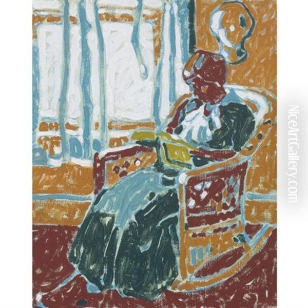 The Yellow Rocker by David Brown Milne