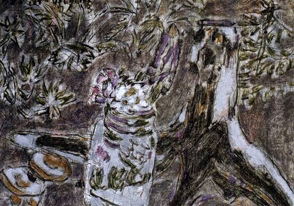 Two Mushrooms by David Brown Milne