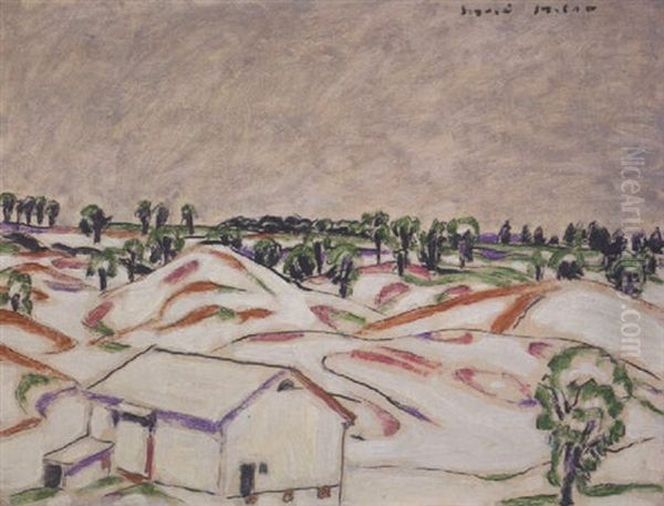 Landscape With Barn, Palgrave, Ontario by David Brown Milne