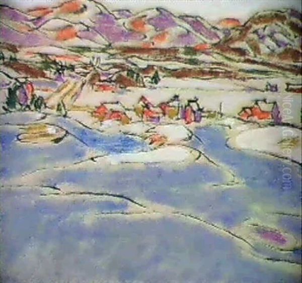 Village, Palgrave by David Brown Milne