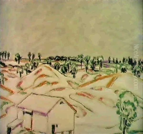 Barn In The Hills by David Brown Milne