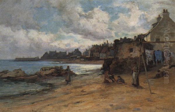 View Of Buckhaven Oil Painting by Joseph Milne