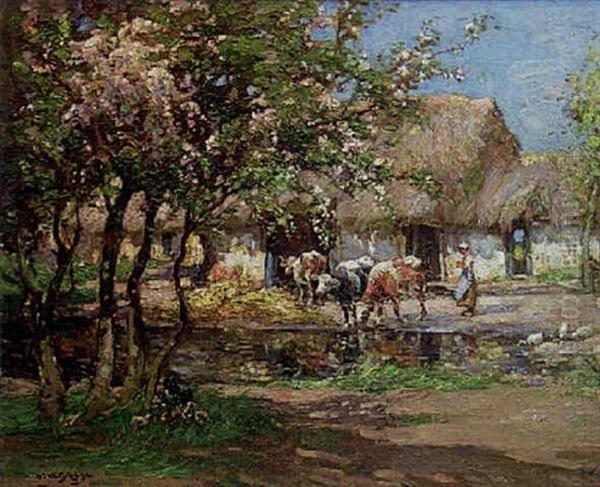 Springtime On The Farm by William Watt Milne