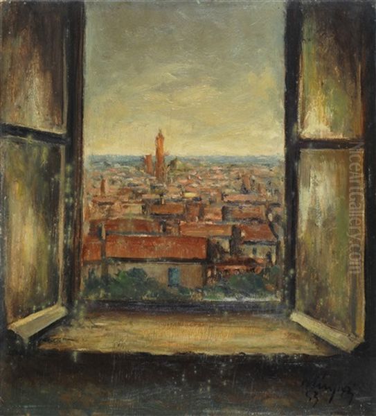 Dalla Finestra Oil Painting by Giovanni Minguzzi