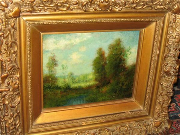 Tonalist Landscape Oil Painting by Robert Crannell Minor