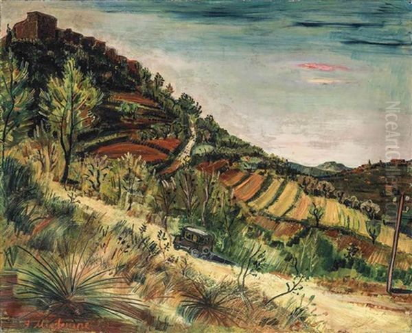 Le Castellet Oil Painting by Abraham Mintchine