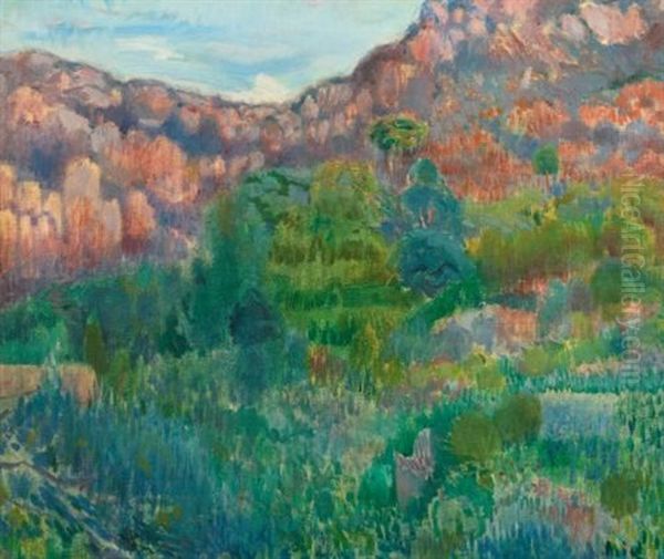 Soller Oil Painting by Joaquin Mir Trinxet